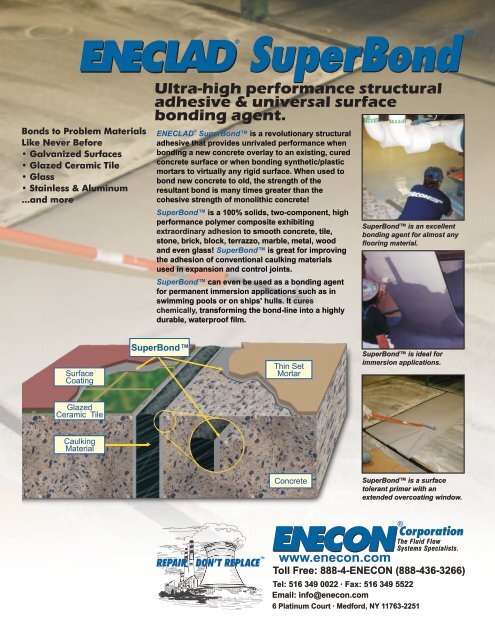 ENECLAD SuperBond 12 x 1 kg